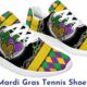 mardi gras tennis shoes
